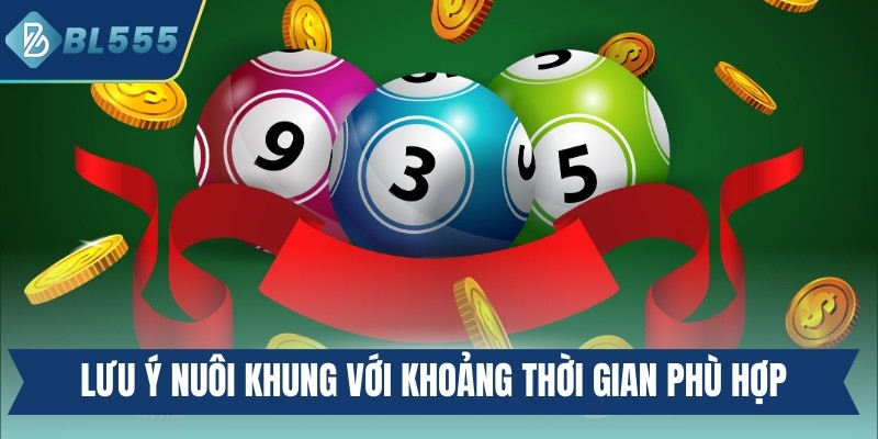 Lưu ý nuôi khung với khoảng thời gian phù hợp