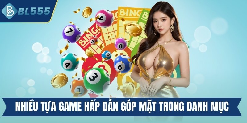 Nhiều tựa game hấp dẫn góp mặt trong danh mục